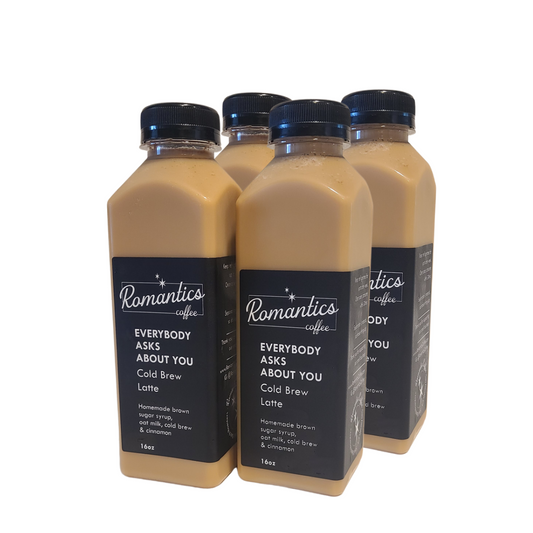 12oz To-go: Everybody Asks About You - Cold Brew Latte (4 Pack)